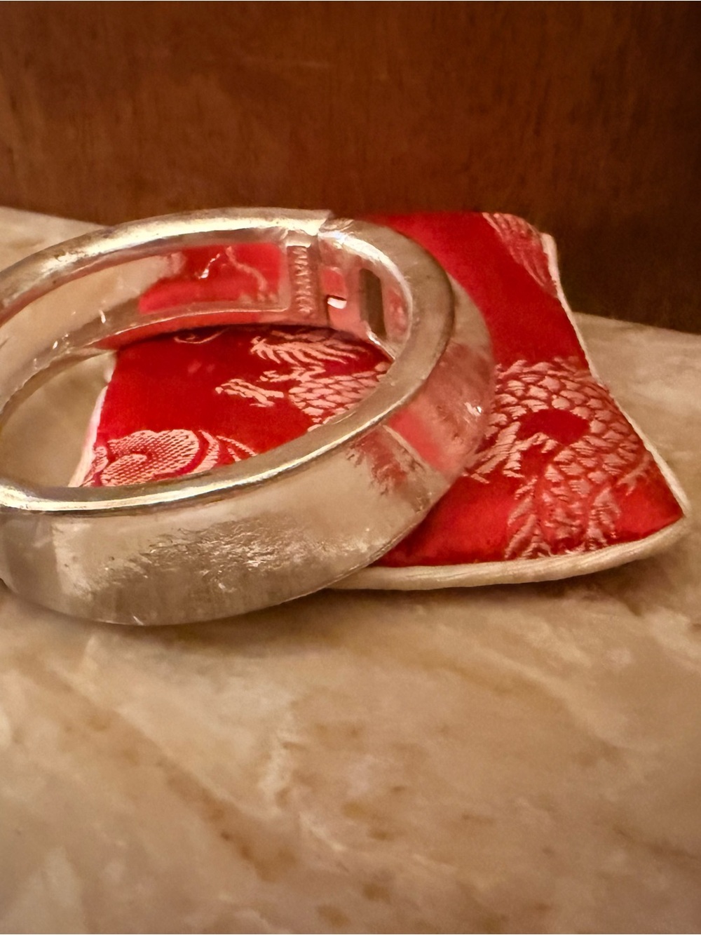 Silver and Clear Bracelet